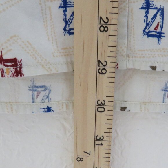 Fanucci* Men's Short‎ Sleeve Button Down Straight Hem Chest Pocket Shirt~ Large - Picture 7 of 10